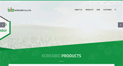 Desktop Screenshot of korea-bio.com